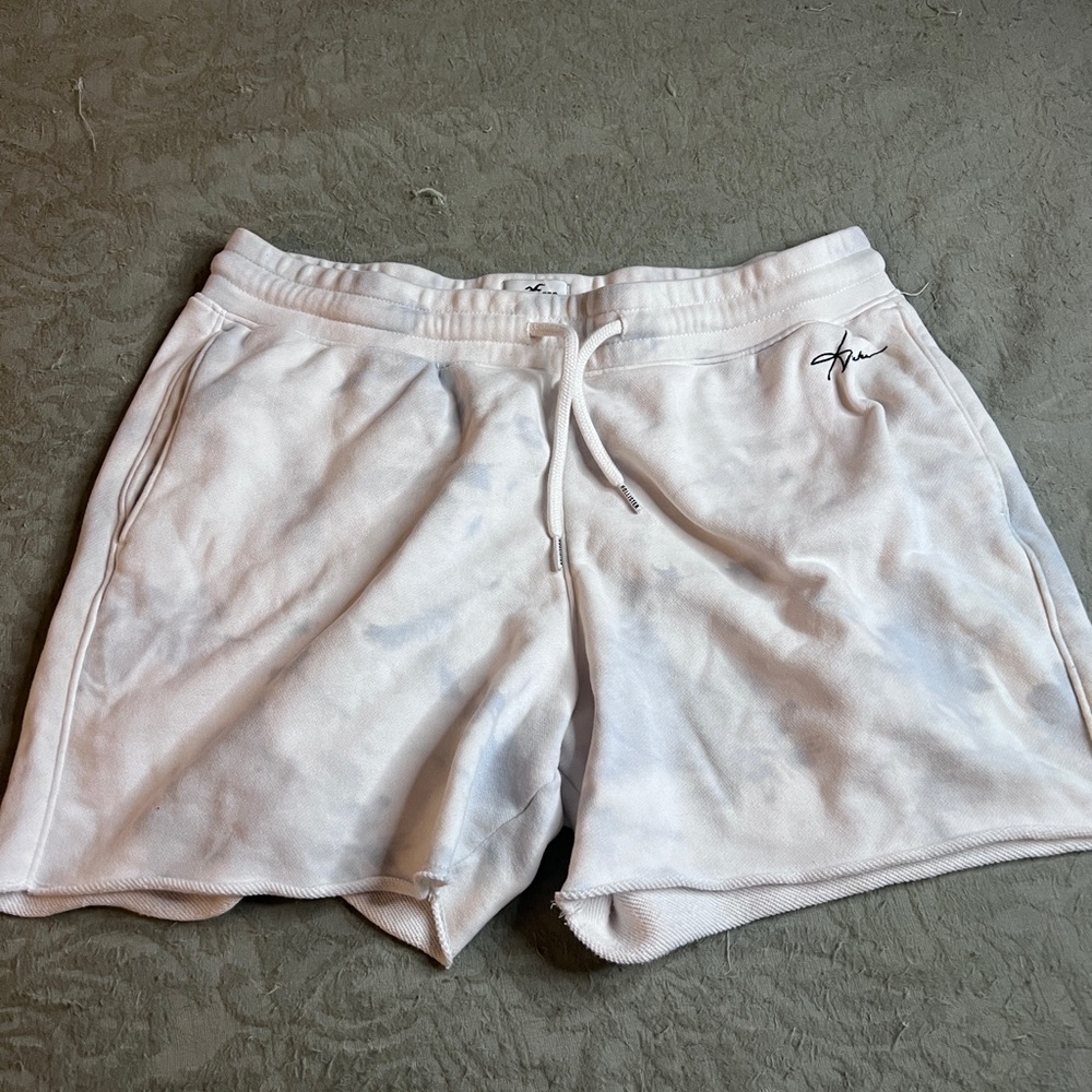 Hollister Tie Dye Women’s High Waisted Loungewear Drawstring Shorts Size Large